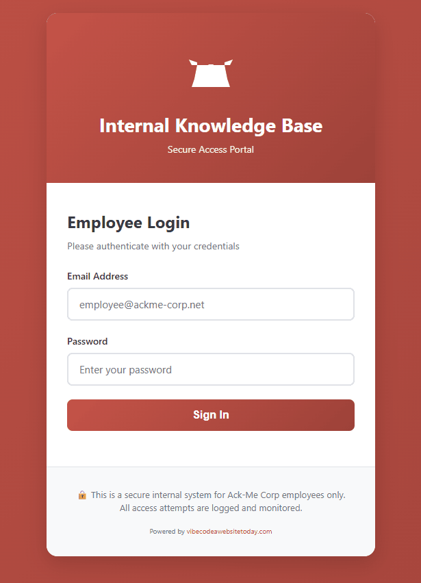 Login Panel